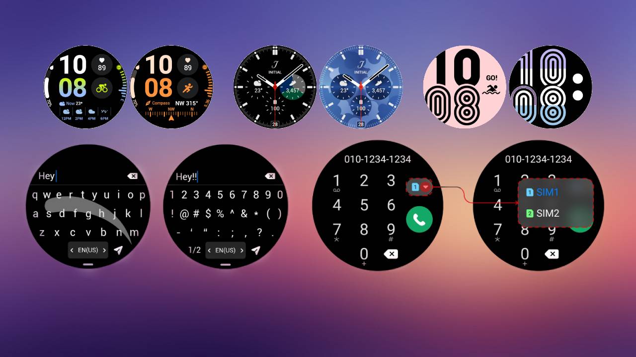 Wear OS 3.5 ve One UI Watch 4.5 görselleri ortaya çıktı!
