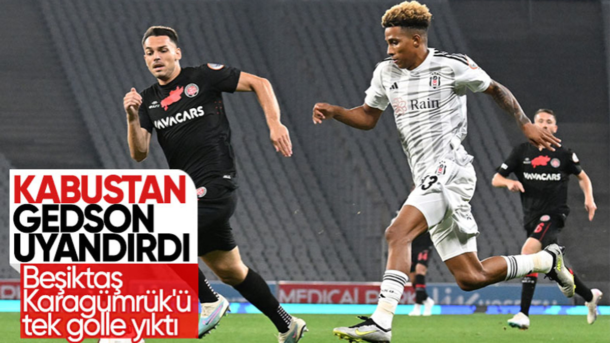 Beşiktaş, Fatih Karagümrük'ü tek golle geçti
