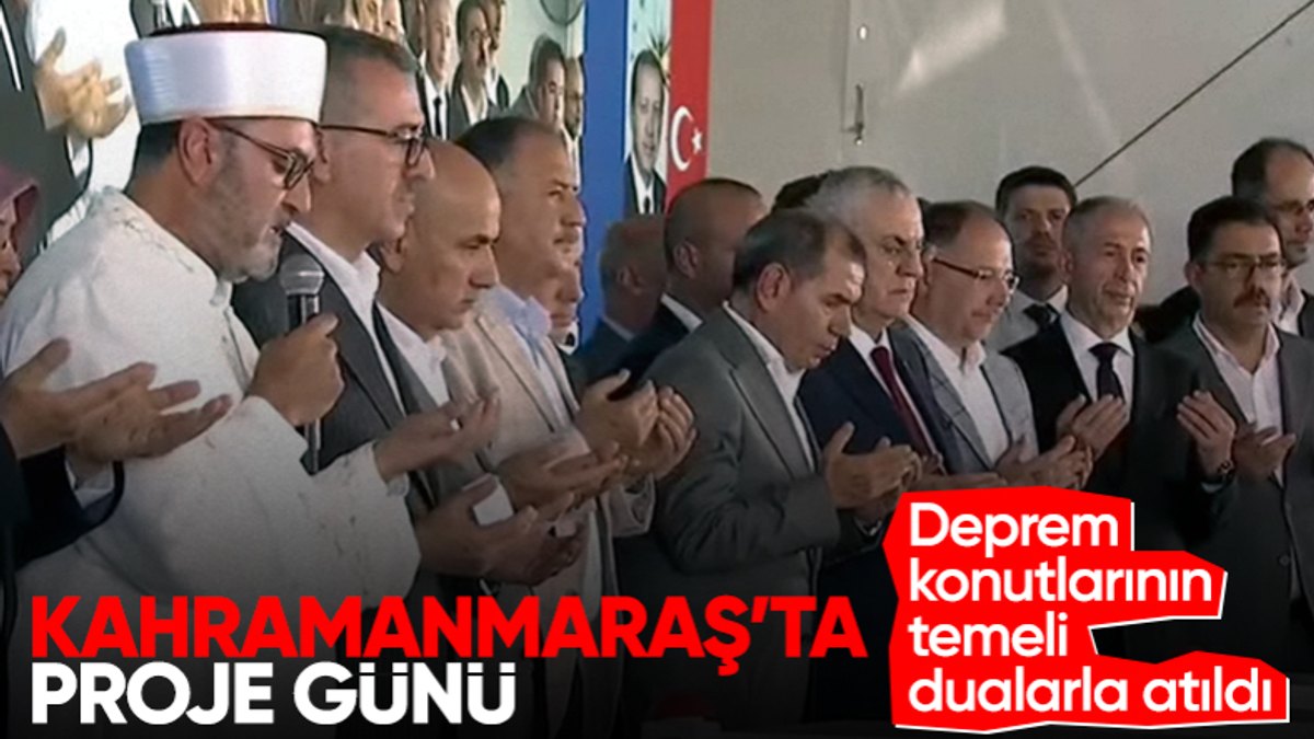 Cumhurbaşkanı Erdoğan, Kahramanmaraş Kentsel Dönüşüm Temel Atma Töreni'nde konuştu