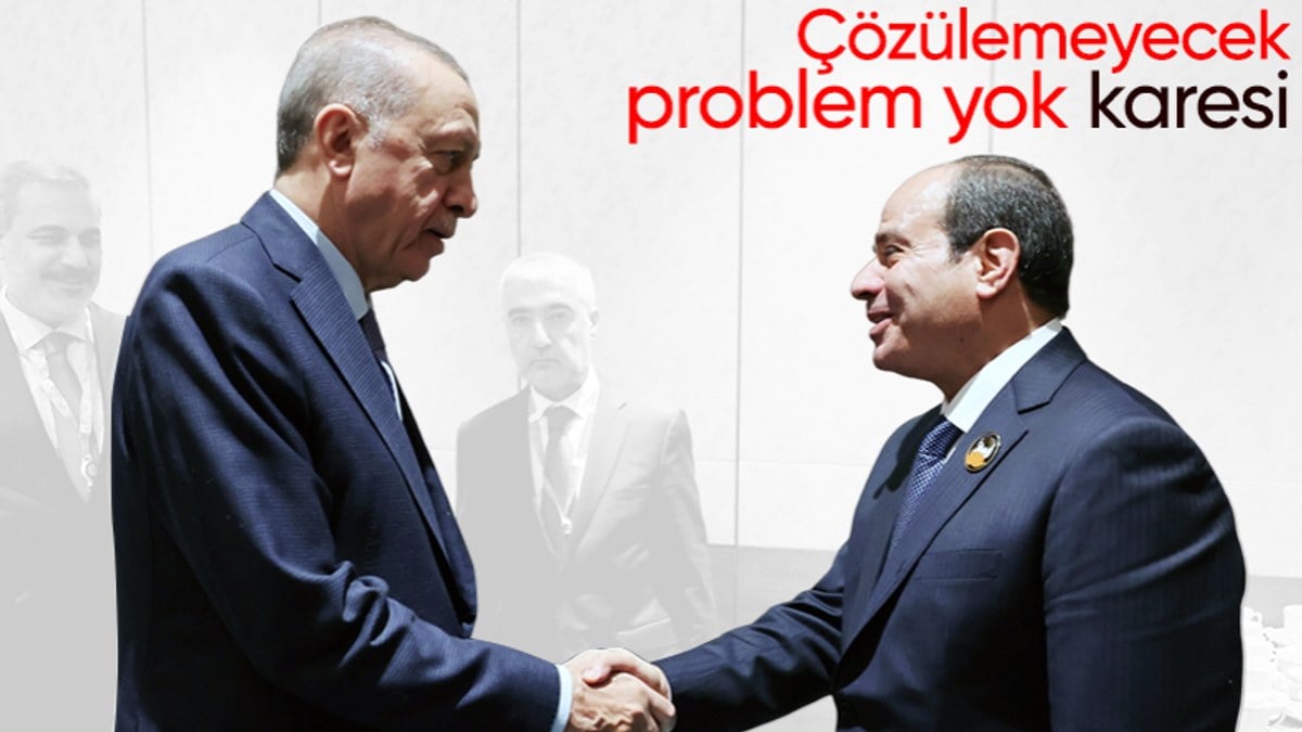Cumhurbaşkanı Erdoğan Abdulfettah es-Sisi ile görüştü