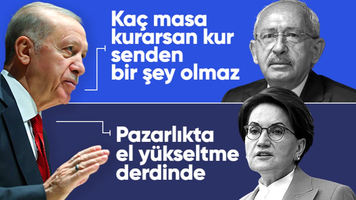 Cumhurbaşkanı Erdoğan, Kemal Kılıçdaroğlu ve Meral Akşener'in sözlerini eleştirdi