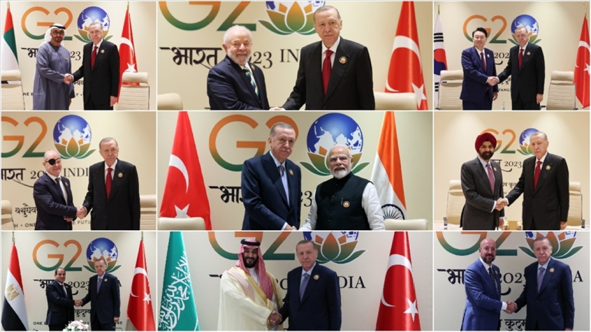 Cumhurbaşkanı Erdoğan'ın G20 Önderler Tepesi'ndeki diplomasi trafiği