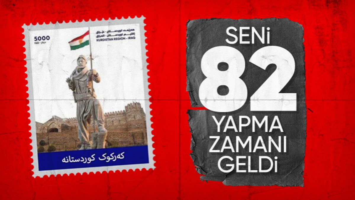 IKBY'den 'Kürdistan' vurgulu posta pulu