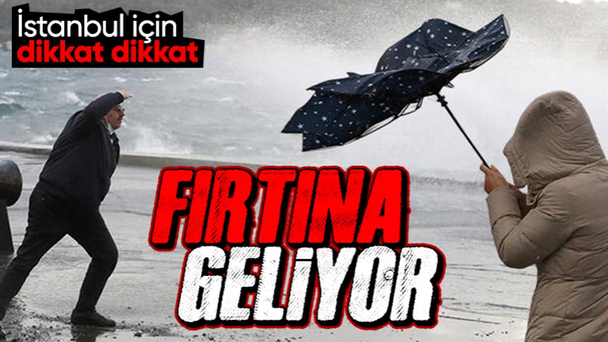 İstanbul Valiliği uyardı: Marmara'da fırtına bekleniyor