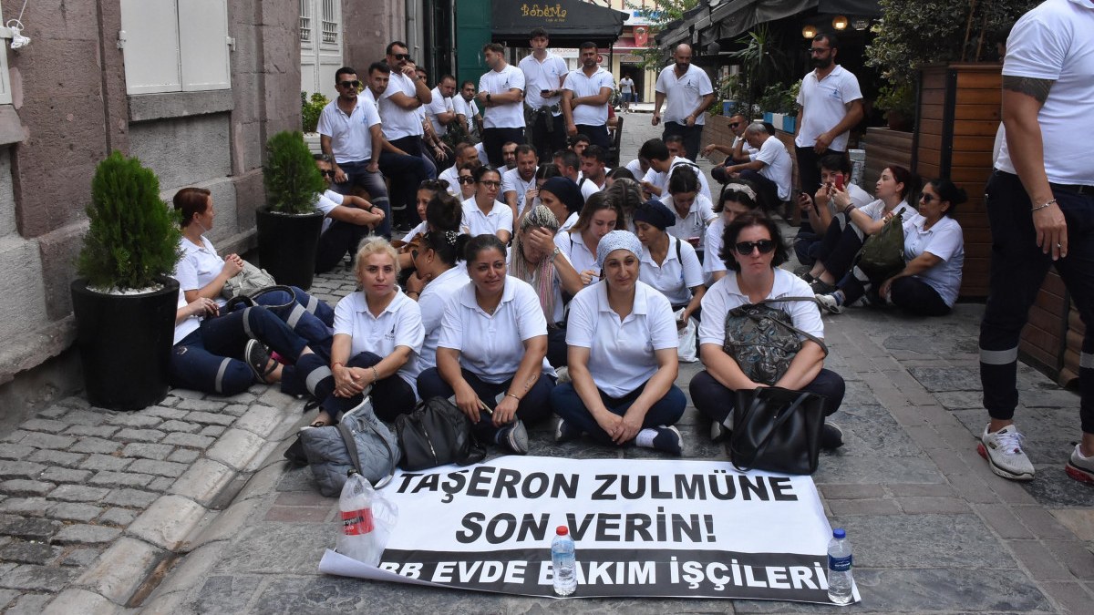 İzmir'de belediye emekçileri 'kadro' için harekette: 'Taşeron zulmüne son'