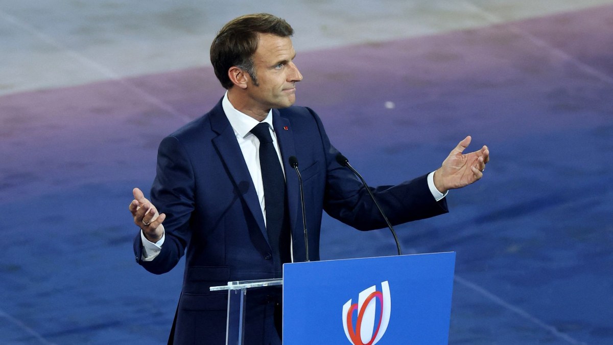 Macron, Rugby Dünya Kupası'nın açılış merasiminde yuhalandı