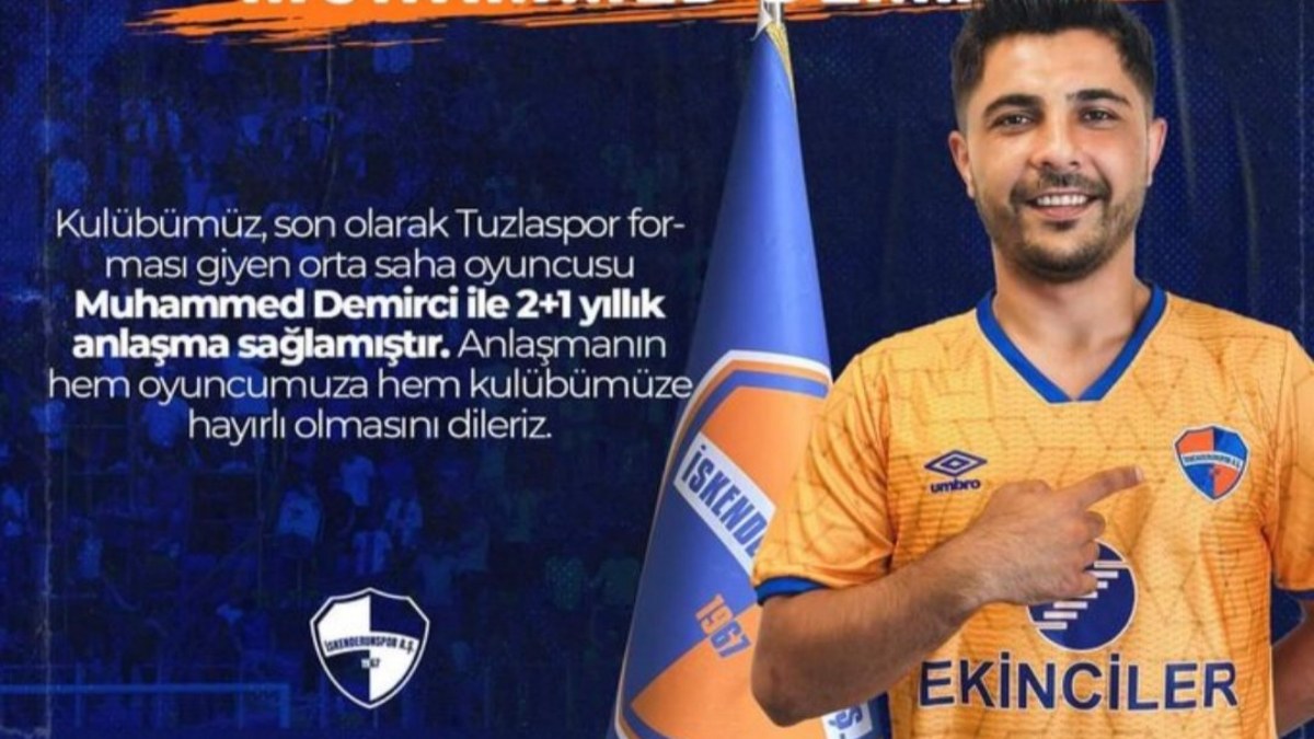 Muhammed Demirci, İskenderunspor ile kontrat imzaladı